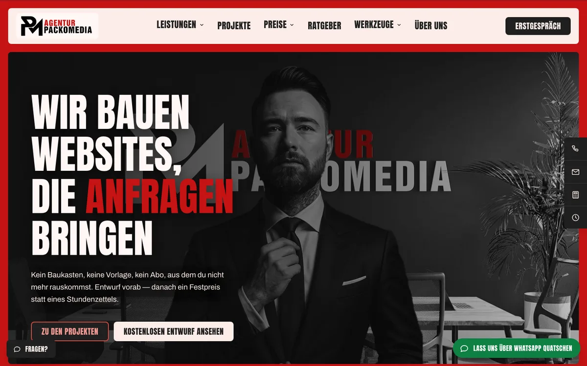 Der neue Auftritt von Packomedia