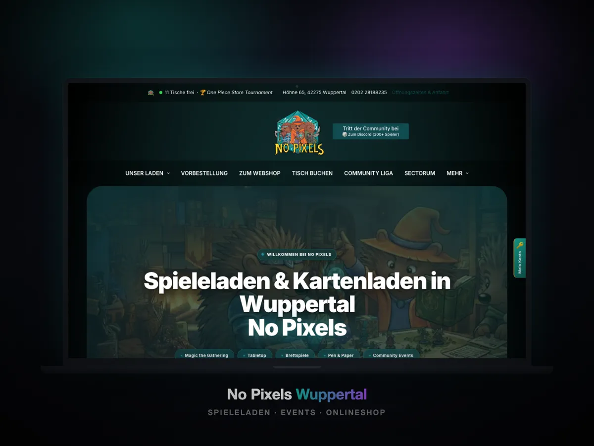No Pixels – Webdesign von Packomedia