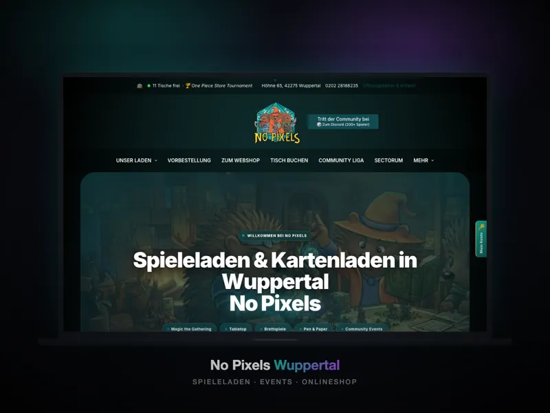 No Pixels – Arbeit von Packomedia